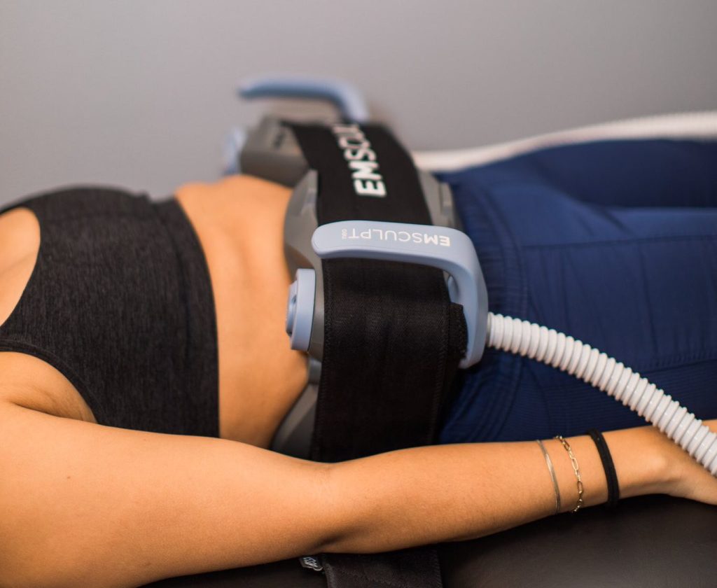 patient uses emsculpt neo in sarasota